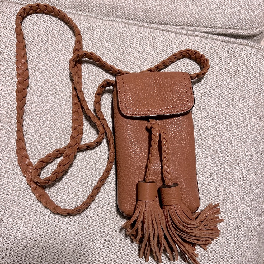 Rebecca Minkoff Isobel crossbody in almond
Like new